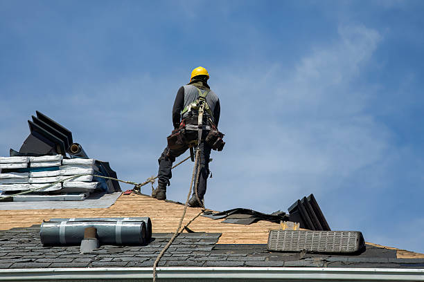 Professional Flat Roof Repair technician working in Parshall, CO